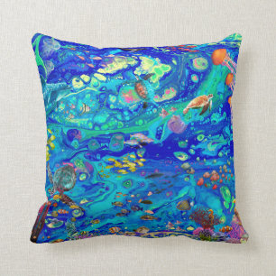 Coussin d'océan, coussin de plage, récif coralie