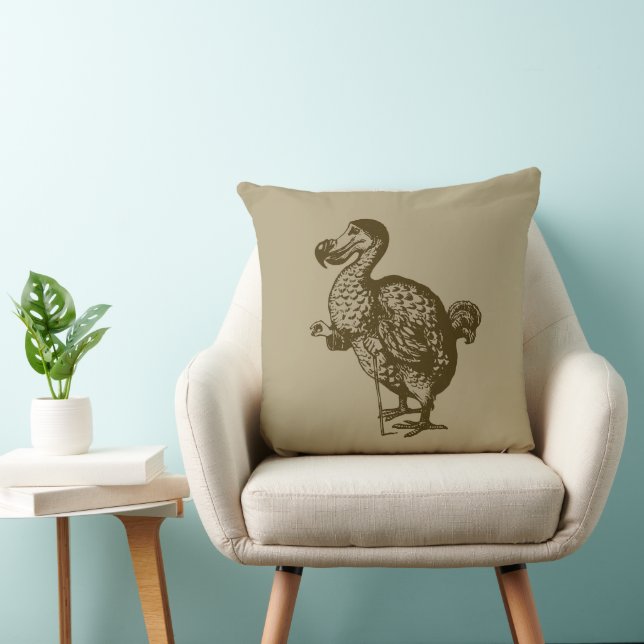 Coussin Dodo de Tenniel, Sepia (Chaise)