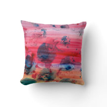Coussin d'oeuvres peintes par le client