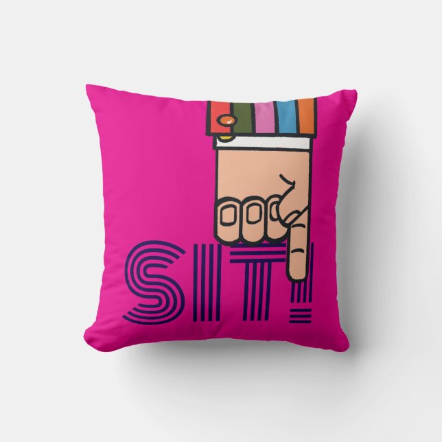 Coussin Doigt De Pointeur Snazzy (Recto)
