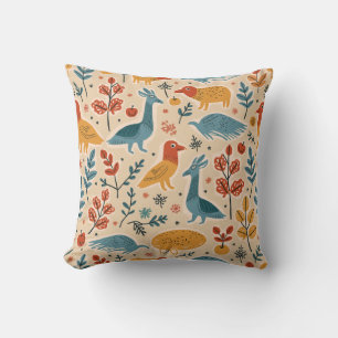 coussin d'oiseaux