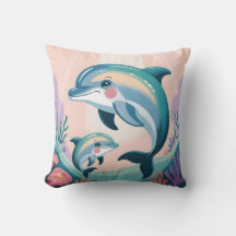 Dolphin Mom and Baby