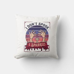 Coussin Don Spook Sparkle Mains de Zombie Halloween Sang_1
