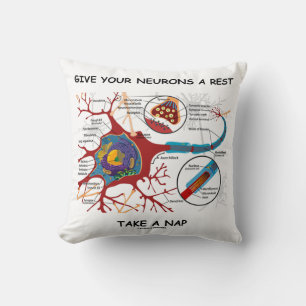 Coussin Donnez À Vos Neurones Un Repos Prenez Nap Neuron S