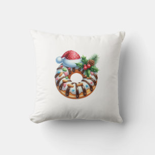 Coussin donut de noel