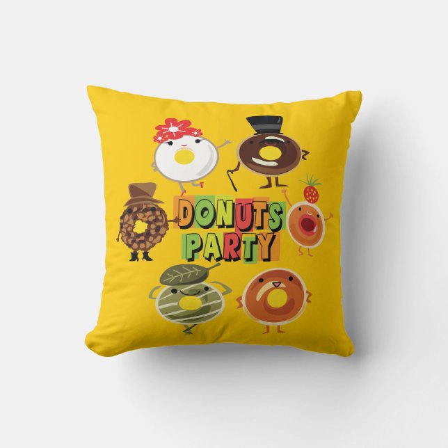 Coussin Donuts Party (Recto)