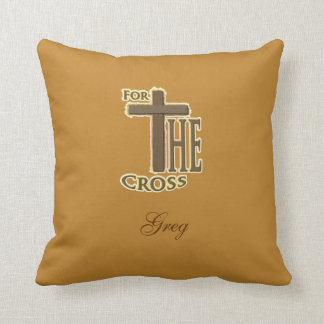 Coussin D'or/Tan réjouissez-vous le carreau