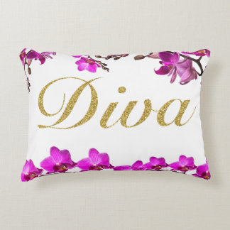 Coussin d'orchidée de diva