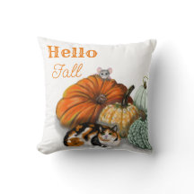 Coussin d'oreiller Hello Fall Throw
