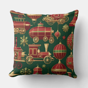 coussin d'ornements de Noël steampunk