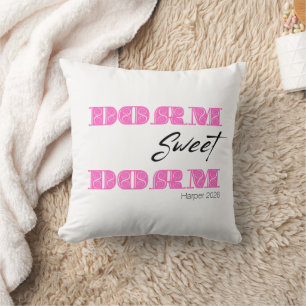 Coussin Dortoir personnalisé Sweet Dorm rose