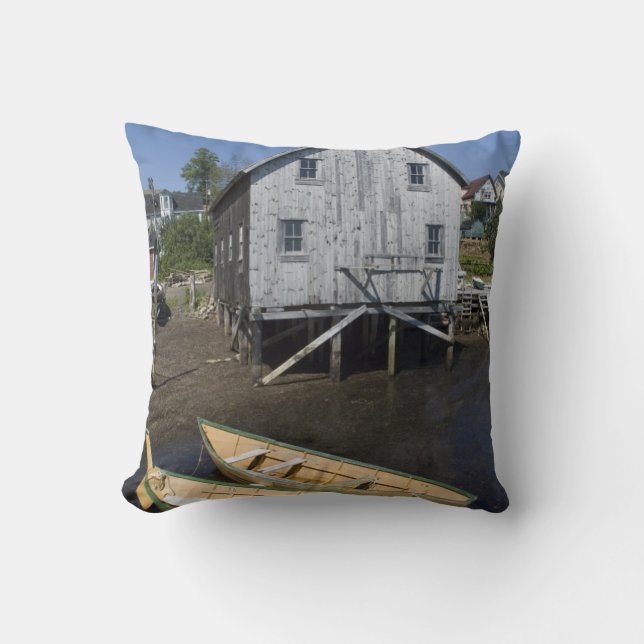 Coussin Dory builder, Lunenburg, Nouvelle-Écosse, Canada (Recto)