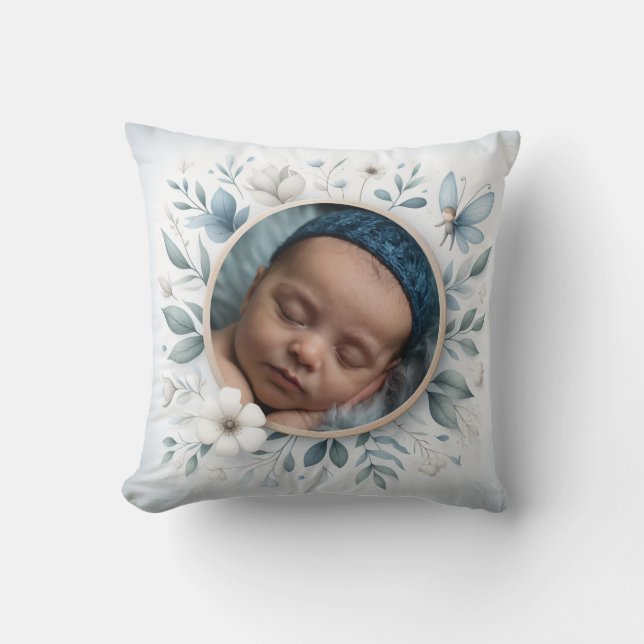 Coussin double face personnalisable avec cadre de  (Recto)