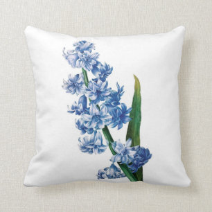 Coussin Double fleur vintage Redoute de jacinthe