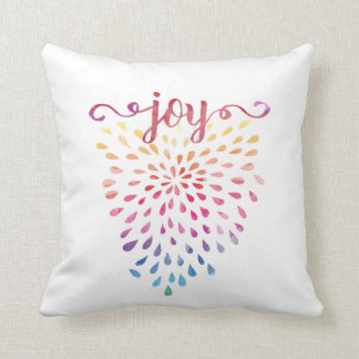 Coussin Double JOIE d'aquarelle