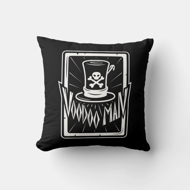 Coussin Dr Facilier | Voodoo Man (Recto)