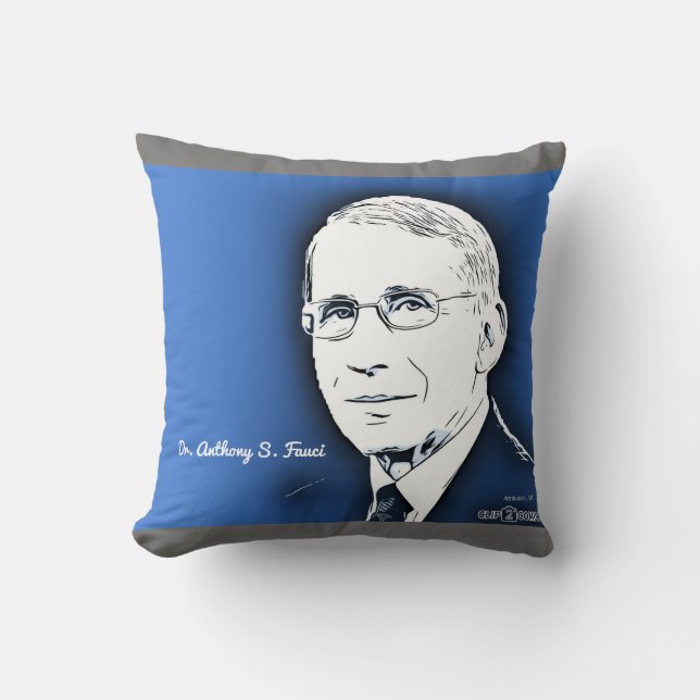 Coussin Dr Fauci (Recto)