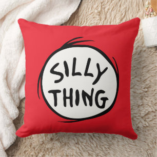 Coussin Dr Seuss   Chose 1 Chose 2 - Chose stupide