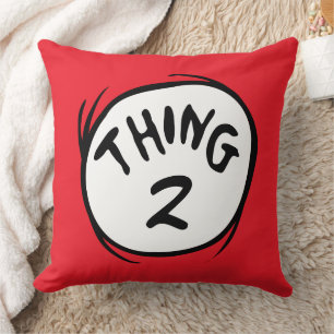 Coussin Dr Seuss   Chose personnalisée Une chose deux