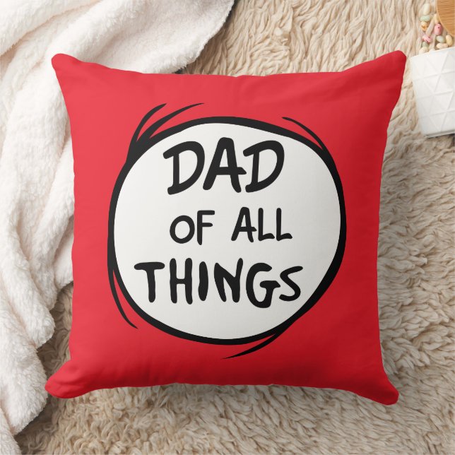 Coussin Dr Seuss Thing One Thing Two - Papa de toutes chos (Couverture)