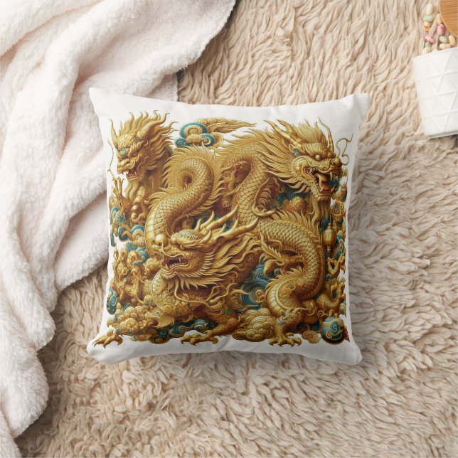 Coussin dragon chinois (Couverture)