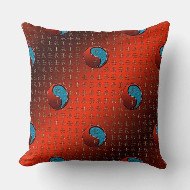 Coussin Dragon d'eau (Recto)
