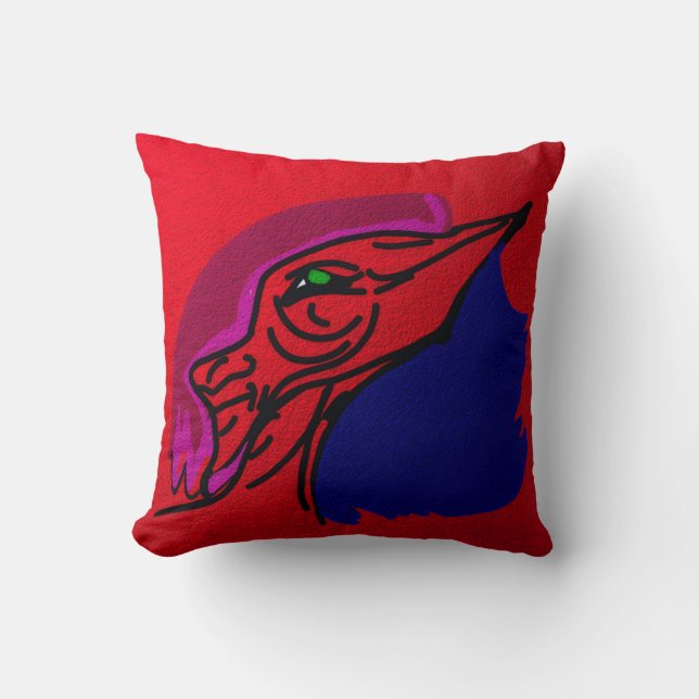 Coussin Dragon Fashionista (Recto)