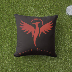 Coussin Dragon Flying Image Sweet Dreams texte