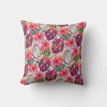 Dragon Fruit Tropical Floral Modern Green Palm