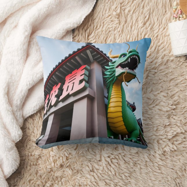 Coussin Dragon impérial chinois (Couverture)