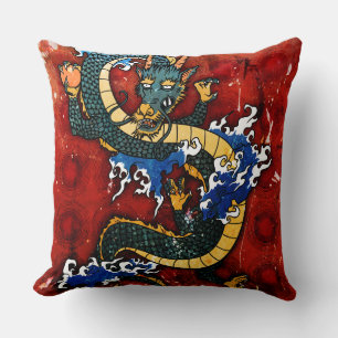 Coussin Dragon japonais