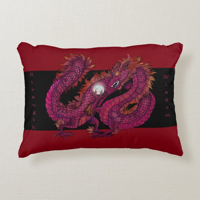Coussin Dragon Pearl (Devant)