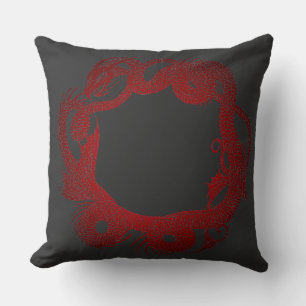 Coussin Dragon Rouge