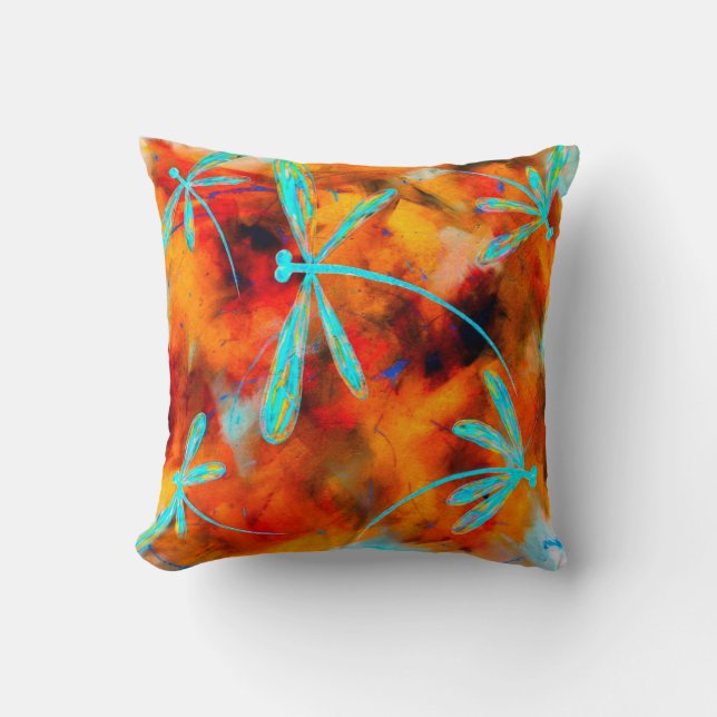 Coussin Dragonfly Desert (Recto)
