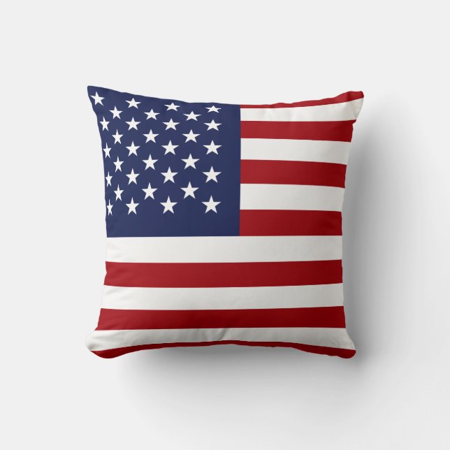 Coussin Drapeau américain 2 (Recto)