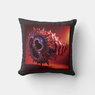 Coussin Drapeau Américain Infusé Sur Mandelbrot Tube
