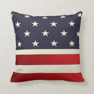 Coussin Drapeau américain vintage PixDezines