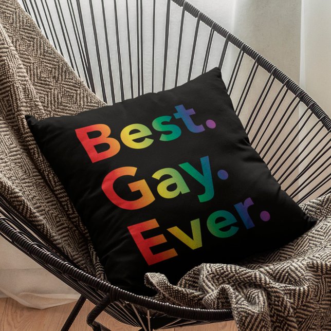 Coussin Drapeau arc-en-ciel LGBT (Créateur téléchargé)