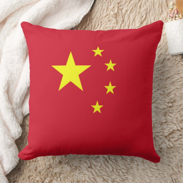 Coussin Drapeau Chine (Couverture)