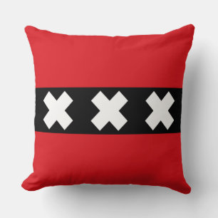 Coussin Drapeau d'Amsterdam