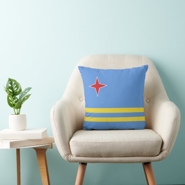 Coussin Drapeau d'Aruba (Chaise)