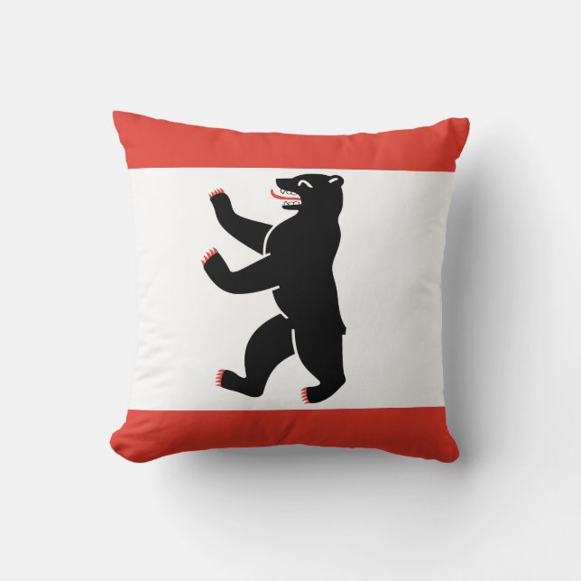 Coussin Drapeau de Berlin (Recto)