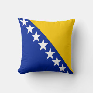 Coussin Drapeau de Bosnie-Herzégovine patriotique