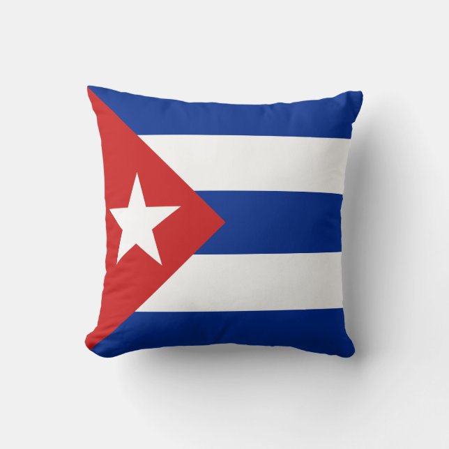 Coussin Drapeau de Cuba (Recto)