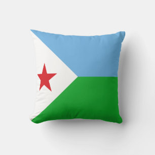 Coussin Drapeau de Djibouti