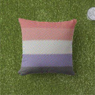 Coussin Drapeau de fierté Cupioromantique Abstrait Tripant
