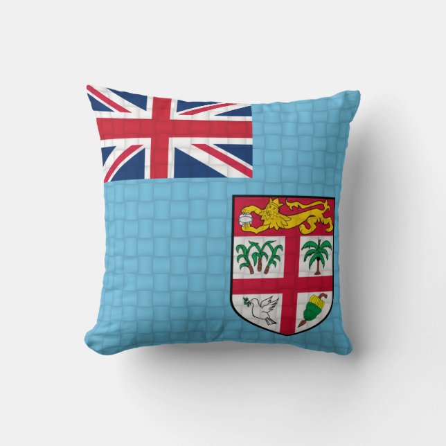 Coussin Drapeau de Fijian des Fidji (Recto)