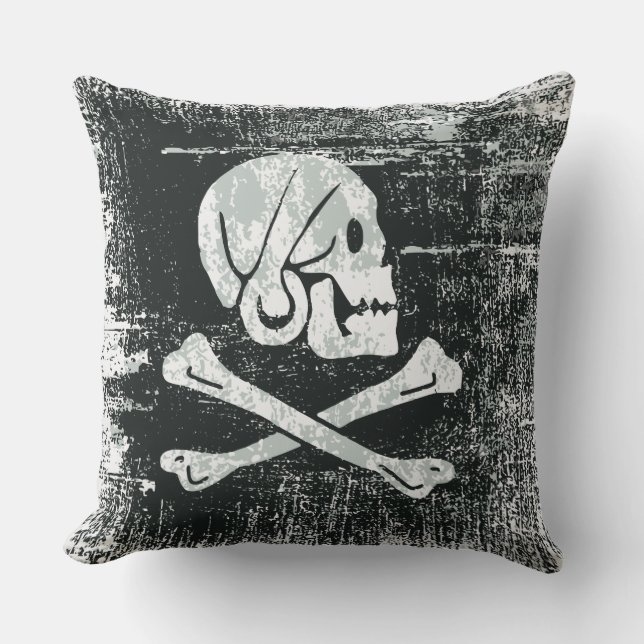 Coussin Drapeau de henry de pirate (Recto)