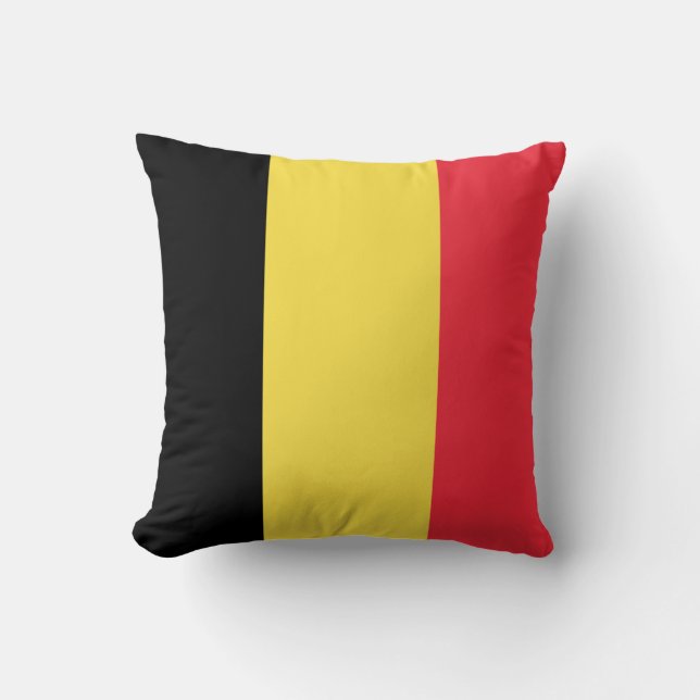 Coussin Drapeau de la Belgique (Recto)