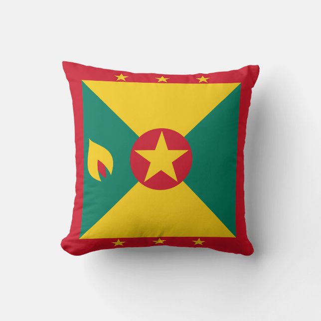 Coussin Drapeau de la Grenade (Recto)